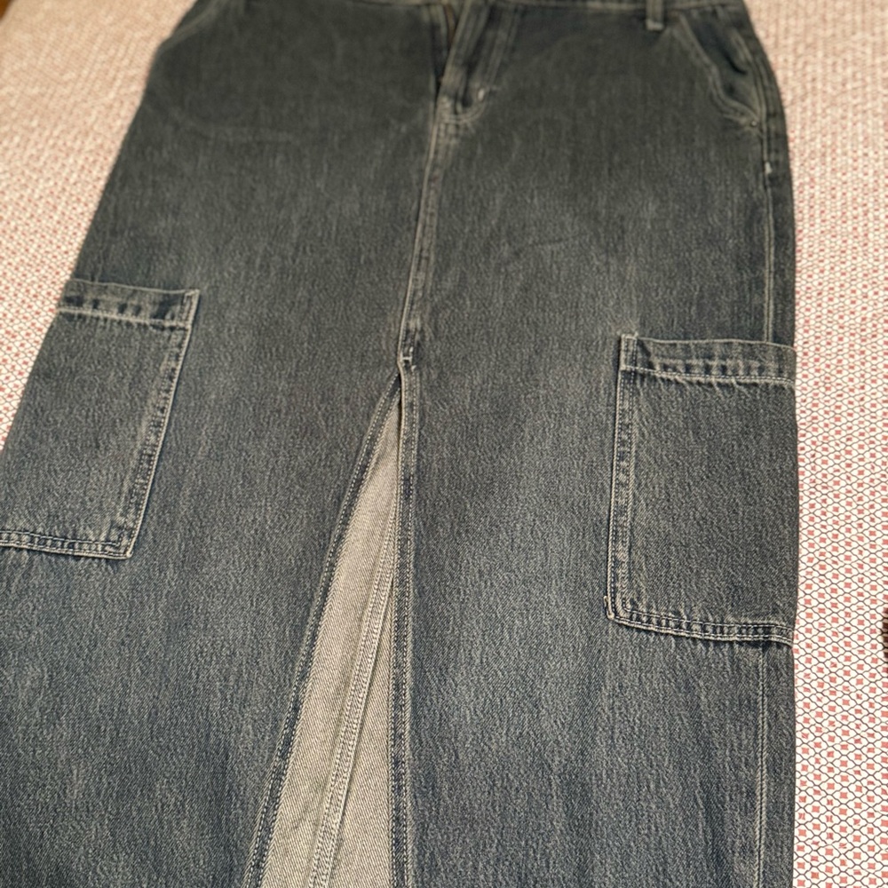 Old Navy denim maxi skirt